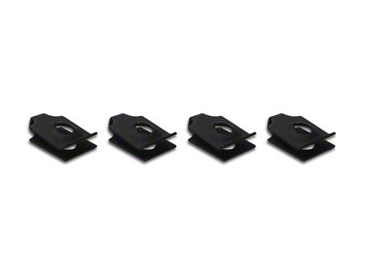 1963-1967 Corvette Gas Lid Door Bezel J-Nuts. 4 Piece Set