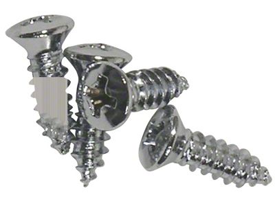 Gas Lid Door Bezel Screws (63-67 Corvette C2)