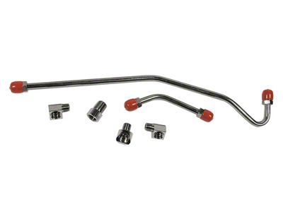 1963 Corvette Gas Line. Pump To Carburetor 340HP - Chrome Plated