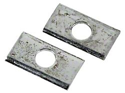 Auto Accessories of America 1956-1962 Corvette Gas Tank Strap Retainer Washers. Rear