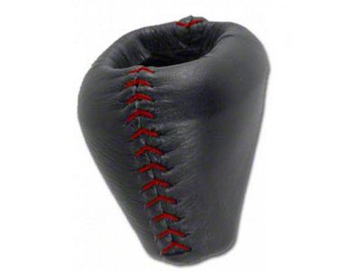 1990-1996 Corvette Genuine Leather Shift Knob Cover - Black