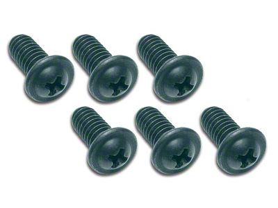 Auto Accessories of America 1963-1967 Corvette Glove Box Frame Screws. 6 Piece Set
