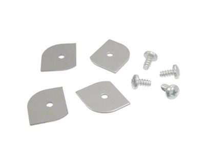 Auto Accessories of America 1956-1962 Corvette Glove Box Molding Retainers and Screws