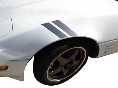 Grand Sport Fender Stripes; Gloss Gold Metallic Midnight; Driver and Passenger Side (84-96 Corvette C4)