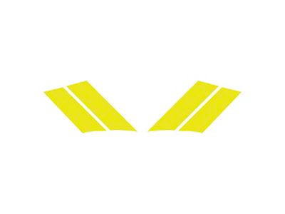 Grand Sport Fender Stripes; Gloss Yellow; Driver and Passenger Side (84-96 Corvette C4)