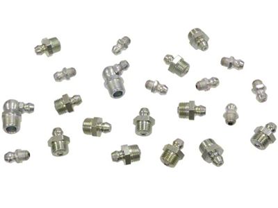 1956-1962 Corvette Grease Fitting Kit. 22 Piece