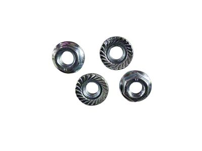 Grille Bar To Bumper Nuts; 4-Pieces (61-62 Corvette C1)