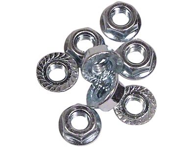 Grille Bar To Bumper Nuts; 8-Pieces (58-60 Corvette C1)