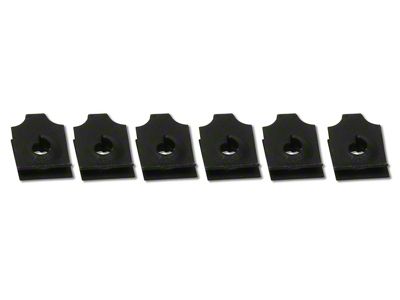 1963-1964 Corvette Grille Molding U-Nut Set. 6 Piece