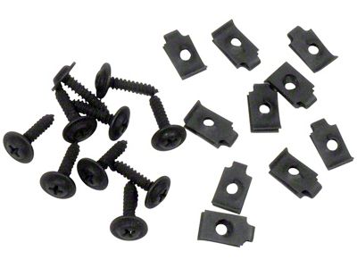 Grille Mount Screw Set; 20-Piece (75-79 Corvette C3)