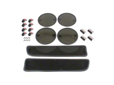 1984-1990 Corvette GT Styling Headlight and Tail Light Cover Kit - Smoke