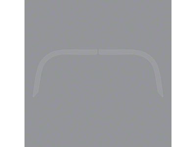 Hard Top Deck Lid Protection Film; Clear (56-62 Corvette C1)
