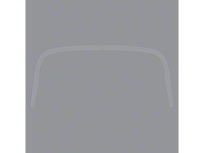 Hard Top Deck Lid Protection Film; Clear (86-96 Corvette C4)
