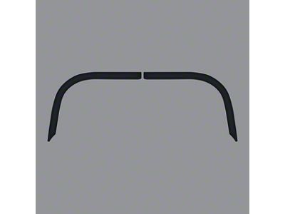 Hard Top Deck Lid Protection Film; Smoke (56-62 Corvette C1)