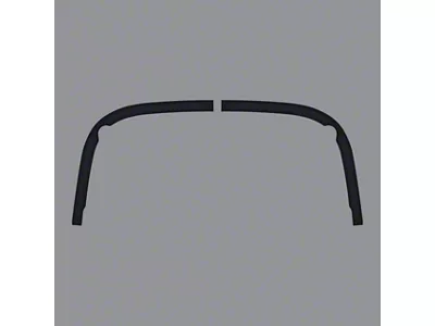 Hard Top Deck Lid Protection Film; Smoke (63-67 Corvette C2)