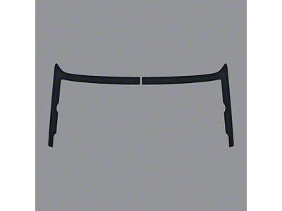 Hard Top Deck Lid Protection Film; Smoke (68-75 Corvette C3)