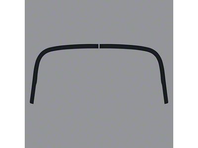 Hard Top Deck Lid Protection Film; Smoke (86-96 Corvette C4)