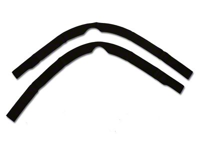 Hard Top Deck Lid Protector; Black (63-67 Corvette C2)