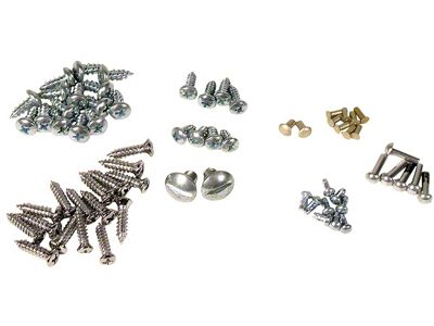 1961-1962 Corvette Hardtop Rebuild Hardware Set. 66 Piece