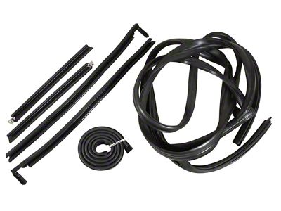 Hardtop Weatherstrip Kit; 6-Pieces (56-62 Corvette C1)