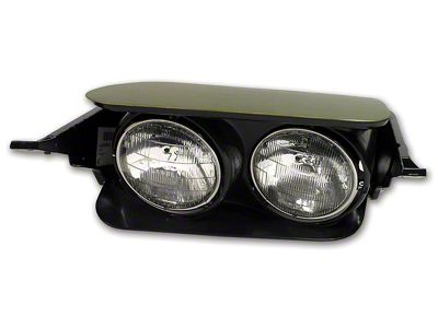 Headlight Assembly; Driver Side (68-74 Corvette C3)