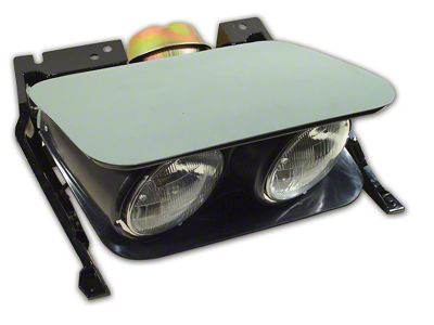 Headlight Assembly; Passenger Side (68-74 Corvette C3)