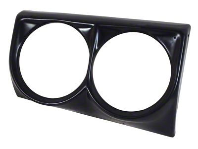 Headlight Bezel; Driver Side (63-67 Corvette C2)