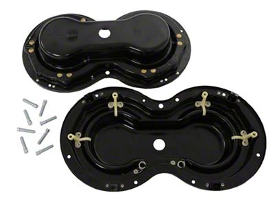 1958-1962 Corvette Headlight Buckets with Springs and Adjuster
