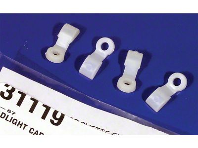 1963-1967 Corvette Headlight Capsule Bumper Set. 4 Piece