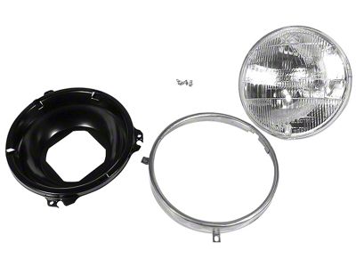 Headlight Capsule; Inner Driver Side (79-82 Corvette C3)