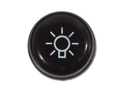 1986-1989 Corvette Headlight Knob with Mounting Clip