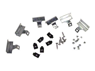 1956-1957 Corvette Headlight Ring Bracket Mount Kit