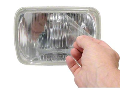Headlight and Signal Cover Protection Film; Clear (91-96 Corvette C4)
