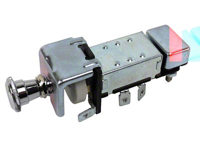 1953-1955 Corvette Headlight Switch. 6 Volt