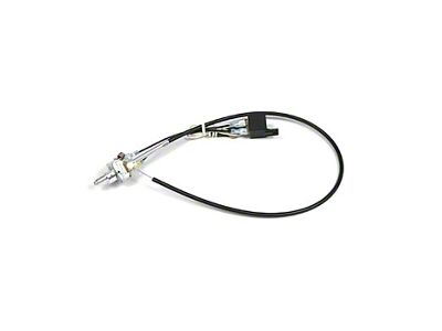 1963-1965 Corvette Heater Blower Switch. With Cable, without Air Conditioner