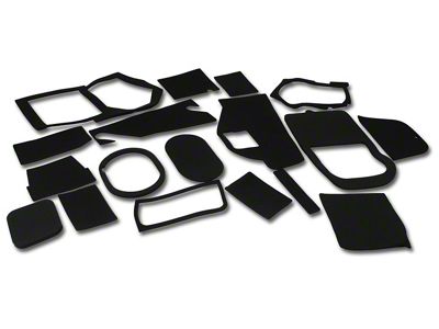 1963-1967 Corvette Heater Box Gasket Kit. with Air Conditioning