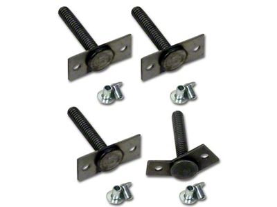 1963-1967 Corvette Heater Box To Firewall Stud Set. without Air Conditioning