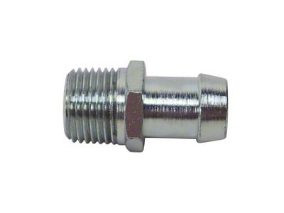 1959-1980 Corvette Heater Hose Fitting On Intake. 1/2 In Thread 5/8 In Hose