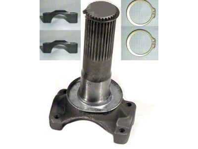 Heavy Duty Side Yokes with U-Joint Caps and Hardware (63-79 Corvette C2 & C3)