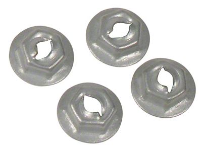 1968-1972 Corvette Hood Grille Mount Kit. 4 Piece