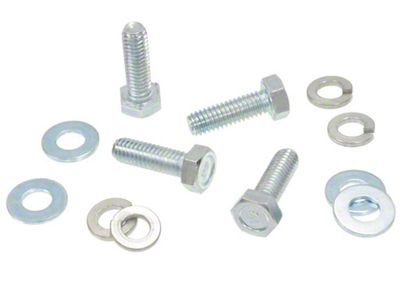1953-1957 Corvette Hood Hinge To Hood Bolt Set. 4 Piece