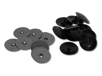 Hood Insulation Fastener Kit; 12-Piece (78-79 Corvette C3)