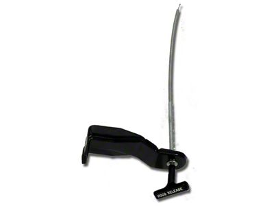 1963-1966 Corvette Hood Release Cable Assembly. without Air Conditioning