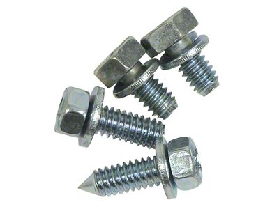 1963-1967 Corvette Hood Support Bolt Set. 4 Piece