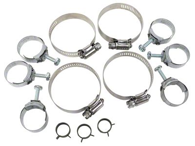 Hose Clamp Kit (1977 350 V8 Corvette C3 w/ A/C)