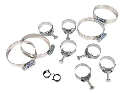 Hose Clamp Kit (75-82 350 V8 Corvette C3 w/ A/C)