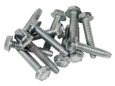 1966 Corvette Hubcap Spinner Screws. 12 Piece Set