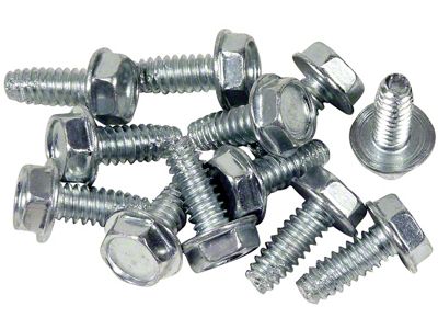 Hubcap Spinner Screws; 12-Pieces (1963 Corvette C2; 1965 Corvette C2)