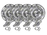 1959-1962 Corvette Hubcaps with Spinners. 4 Piece Set