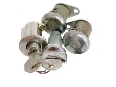 1967 Corvette Ignition Door and Glove Box Lock Sets